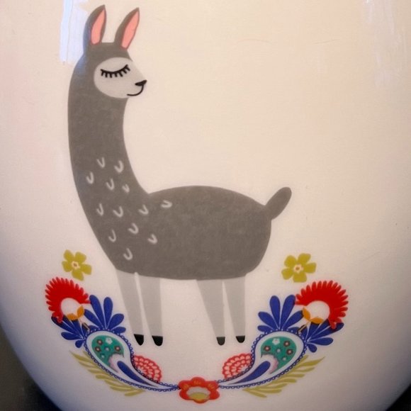 Opalhouse NO DRAMA LLAMA Rounded Wide-Mouth Porcelain Mug - Picture 3 of 7